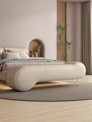 شراء الجلود الإيطالية فندق مخصص للسرير ذيل البراز مقعد طويل صوفا دخول الباب online manufacture