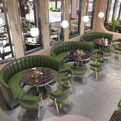 شراء مجموعة أثاث مطعم الفندق الحديث Booth Round Circle Restaurant Tables online manufacture