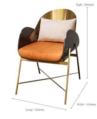 سعر جيد كرسي الطعام الإبداعي المخصص من الفولاذ المقاوم للصدأ لمبنى المكاتب متصل