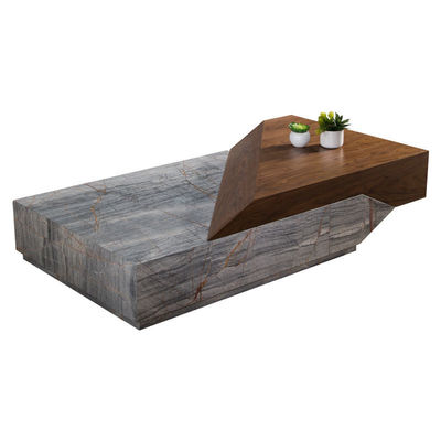 سعر جيد مصباح طاولة القهوة من الخشب الصلب من الرخام الفاخر الأثاث الإيطالي متصل