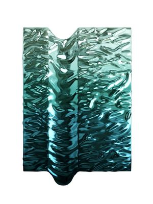 شراء الجودة العالية 304 316 SS طلاء المياه التموجات الديكور الفني للجدار الحديث فندق النجم online manufacture
