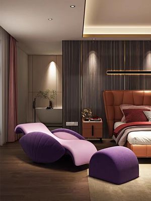 سعر جيد فندق غرفة نوم رئيسية أريكة كرسي تجميل كرسي غرفة نوم فندق شل Lazy Rocking Chair متصل