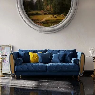 Velvet Haven أريكة كسولة مريحة وفاخرة مع مقاعد لغرفة الفندق
