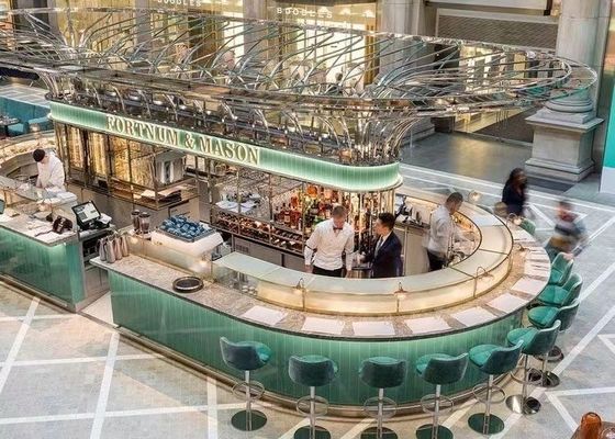 موسيقى الويسكي مقعد حانة طعام مقعد حانة معدني متحرك